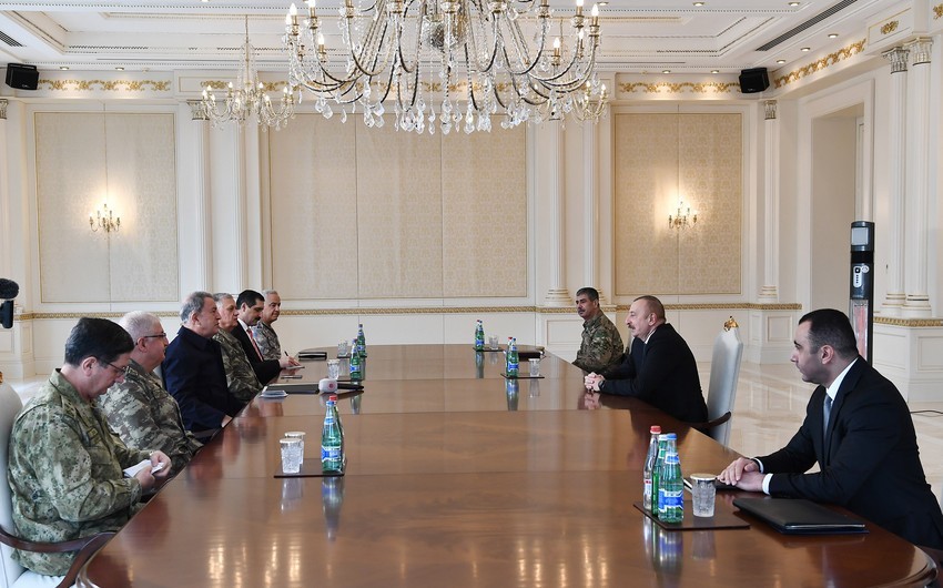 İlham Əliyev Hulusi Akarı qəbul etdi - FOTO  (YENİLƏNİB)