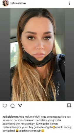 "Virus restoranlara yox, bəy-gəlin tərəfə gəlir" - Xatirə İslam