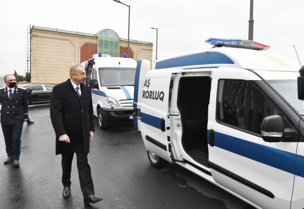 Prezident Baş Prokurorluğun yeni inzibati bina kompleksinin açılışında - FOTOLAR (YENİLƏNİB)