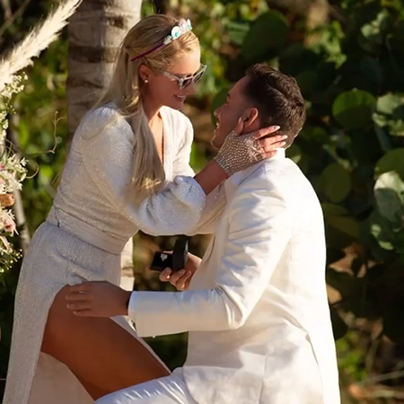 “Hilton” otellər şəbəkəsinin varisi nişanlandı - FOTO