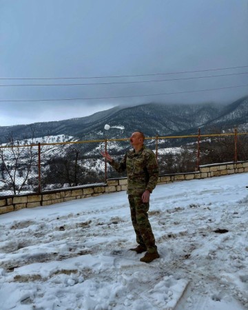 Prezidentlə xanımı Füzuli və Xocavəndə səfər etdi - FOTOLAR