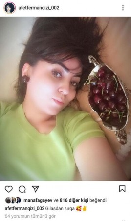 Afət Fərmanqızı hamilə izləyicisini "ələ saldı" - FOTO