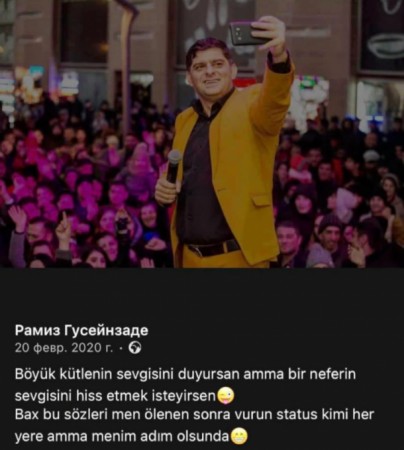 “Mən öləndən sonra bu sözlərimi hər yerdə paylaşın...” - FOTO