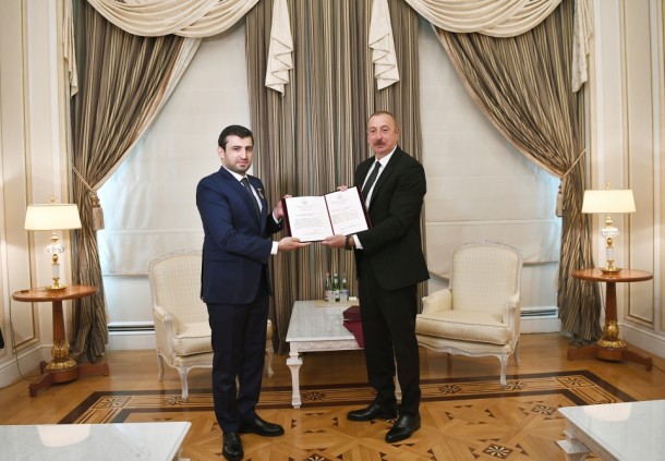 Prezident Selçuk Bayraktarı qəbul etdi - FOTOLAR (YENİLƏNİB)