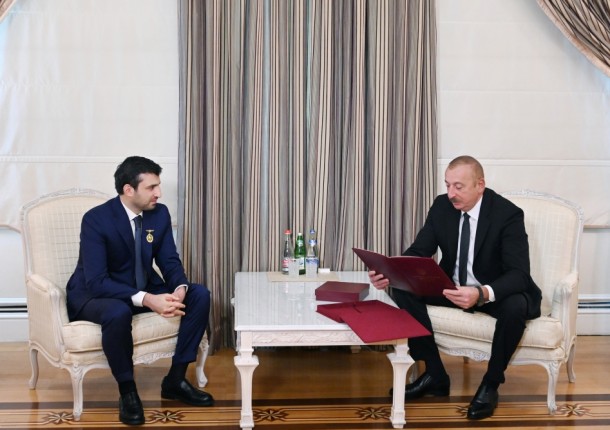 Prezident Selçuk Bayraktarı qəbul etdi - FOTOLAR (YENİLƏNİB)