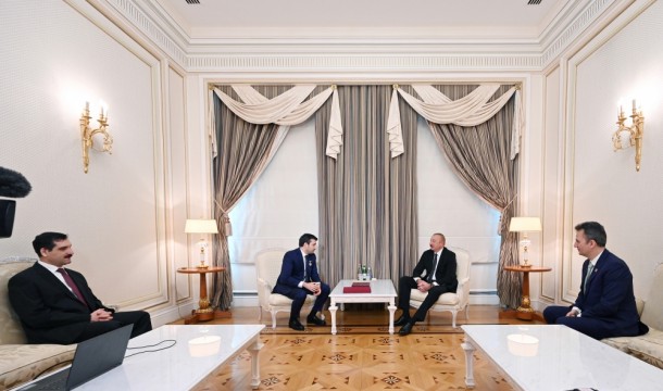 Prezident Selçuk Bayraktarı qəbul etdi - FOTOLAR (YENİLƏNİB)