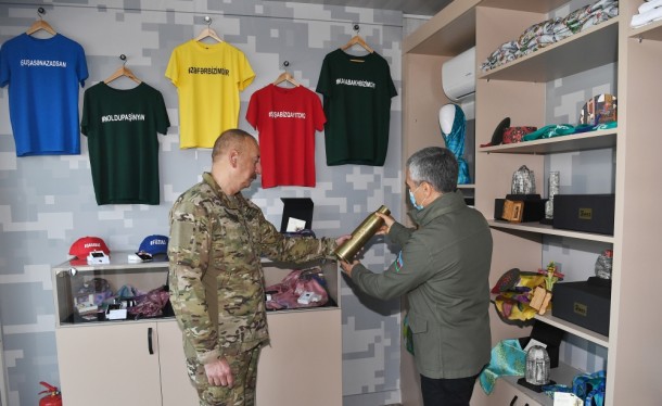 İlham Əliyev Hərbi Qənimətlər Parkının açılışını etdi - YENİLƏNİB-2 (FOTOLAR)