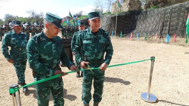 Ermənistanla dövlət sərhədində daha bir hərbi hissə fəaliy­yə­tə başladı - FOTOLAR