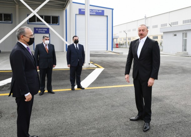 Prezident Hacıqabulda açılışlar edir - YENİLƏNİB-4