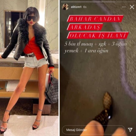 Sosial media fenomeni 5 min qarşılığında dost axtarır - FOTO