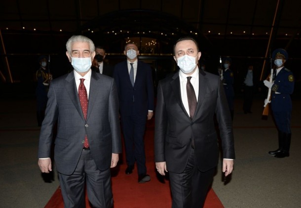 Qaribaşvilinin Azərbaycana səfəri başa çatdı - FOTO