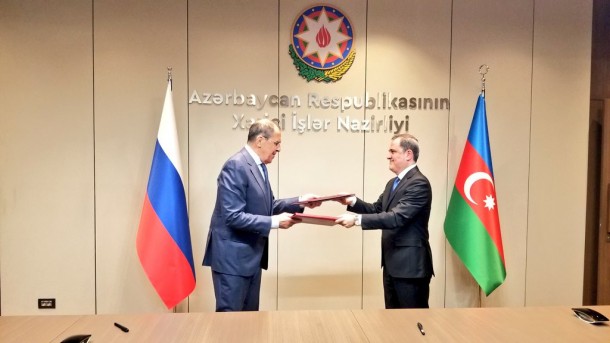 Bayramov və Lavrov arasında məsləhətləşmələr Planı imzalandı - FOTO