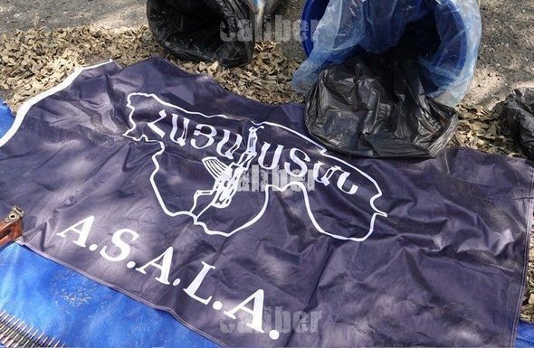 Suqovuşan yaxınlığında ASALA terrorçularının anbarı aşkarlandı - FOTO