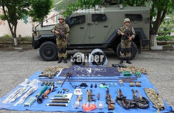 Suqovuşan yaxınlığında ASALA terrorçularının anbarı aşkarlandı - FOTO