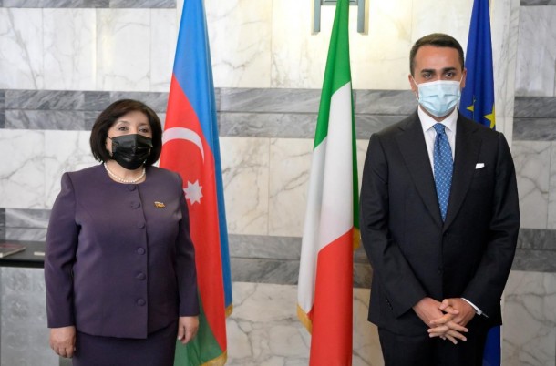 Sahibə Qafarova italiyalı nazirlə görüşdü - FOTO