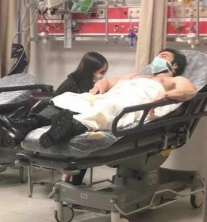 "Akıncı"nın çəkilişlərində alın sümüyü qırıldı - FOTO