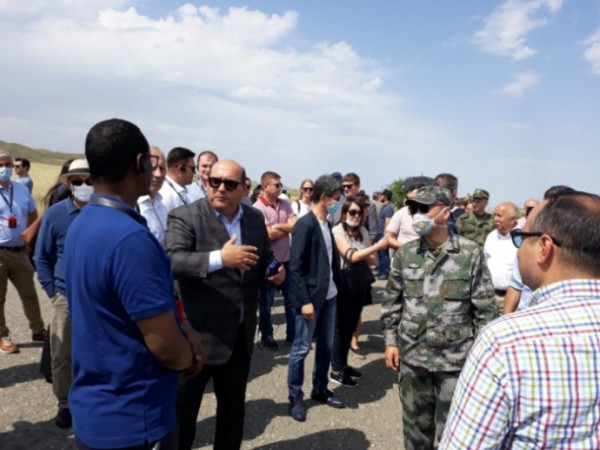 Xarici diplomatlar Şahbulaq qalasında olublar - FOTOLAR
