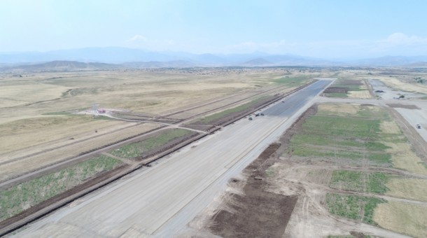 Prezident Füzuli aeroportunda - FOTOLAR