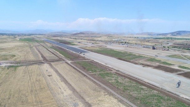 Prezident Füzuli aeroportunda - FOTOLAR