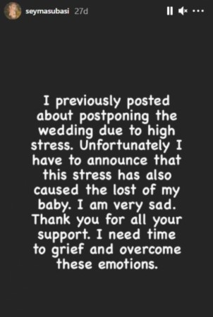 Şeyma Subaşı övladını itirdi - FOTO