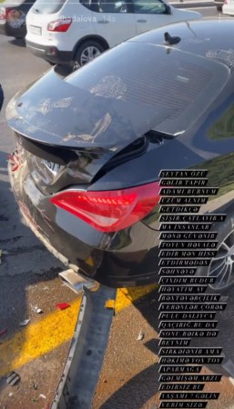 Zümrüd Bədəlova qəzaya  düşdü - FOTO