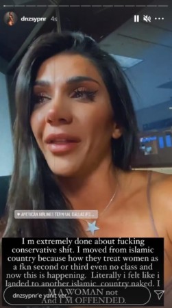 Türkiyəli  qadın geyiminə görə təyyarəyə buraxılmadı -  FOTO