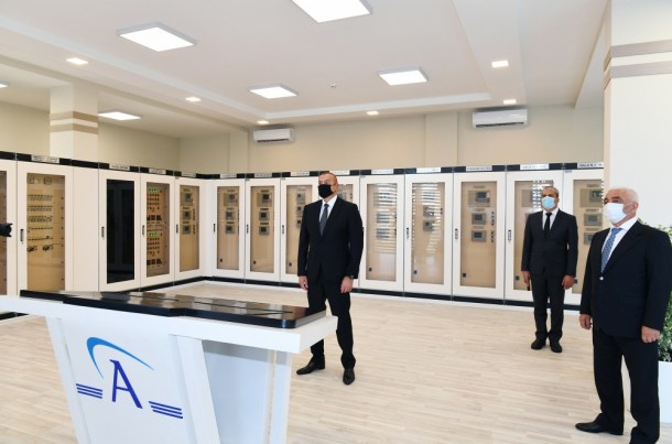 Prezident “Suraxanı” yarımstansiyasının açılışında - FOTOLAR
