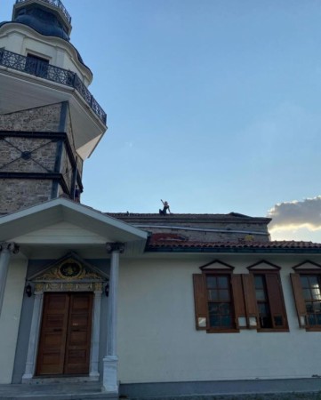 Klip çəkilişləri üçün Qız Qalasına çıxdı - FOTOLAR