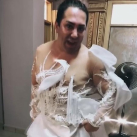 "Mənim nəyim əskikdir" deyib, gəlinlik geyindi - VİDEO