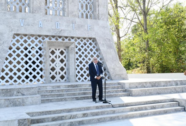 Prezident və xanımı Şuşada Vaqif Poeziya Günlərinin açılışında - YENİLƏNİB (FOTOLAR)