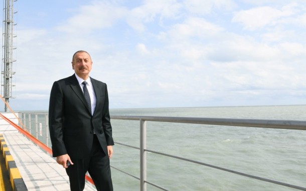 Prezident Sumqayıtda açılışlar etdi - YENİLƏNİB (FOTOLAR)