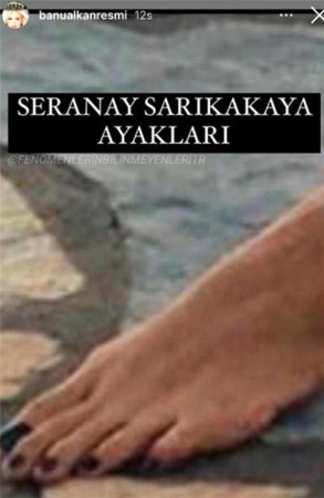 Müğənni aktrisanın ayaqlarını  lağa qoydu - FOTO