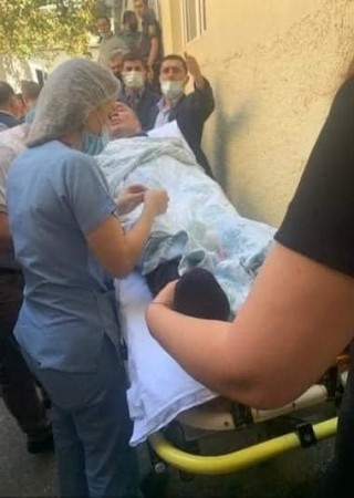 Eldar Həsənov məhkəmədən xərəkdə çıxarıldı - FOTO