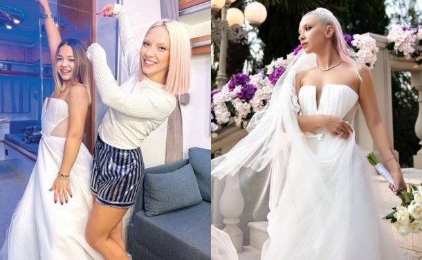 Toyunda geyindiyi gəlinliyi hədiyyə verdi - FOTO