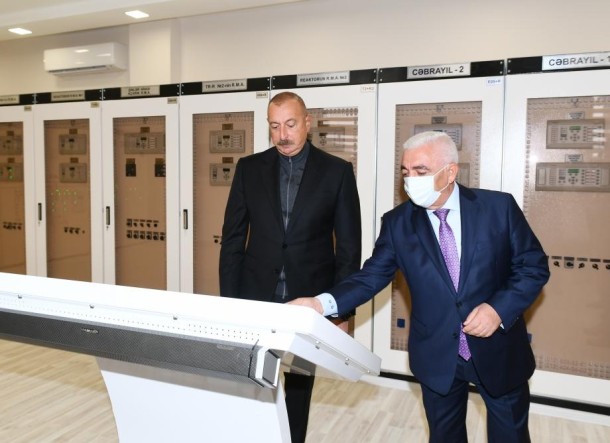 Prezident “Cəbrayıl” yarımstansiyasının açılışında - YENİLƏNİB (FOTOLAR)