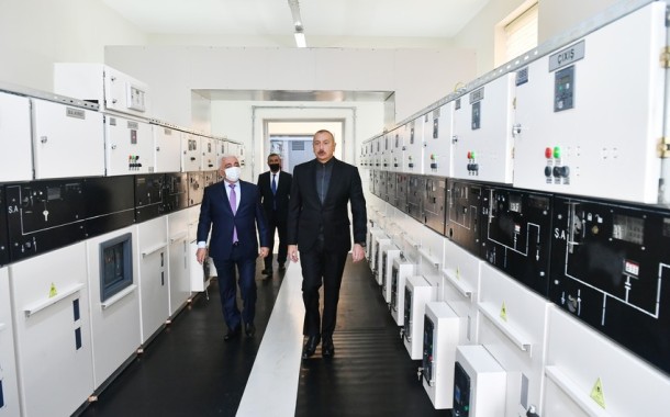 Prezident “Cəbrayıl” yarımstansiyasının açılışında - YENİLƏNİB (FOTOLAR)