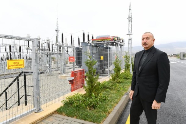 Prezident “Cəbrayıl” yarımstansiyasının açılışında - YENİLƏNİB (FOTOLAR)