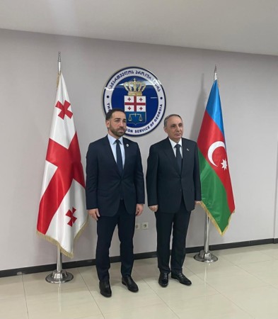Kamran Əliyev gürcüstanlı həmkarı ilə görüşdü - FOTO