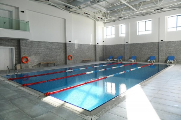 Prezident ailəsi ilə birlikdə Milli Gimnastika Arenasının yeni binasında - FOTOLAR (YENİLƏNİB)