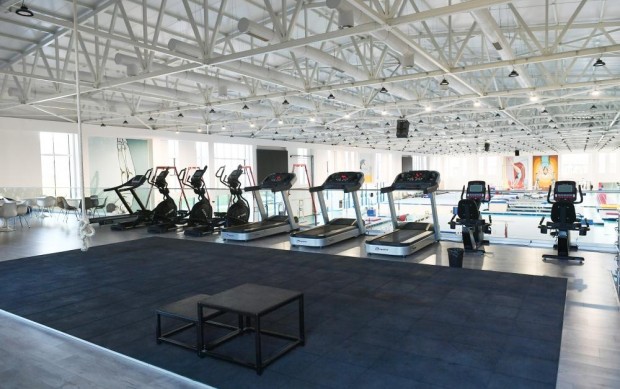 Prezident ailəsi ilə birlikdə Milli Gimnastika Arenasının yeni binasında - FOTOLAR (YENİLƏNİB)