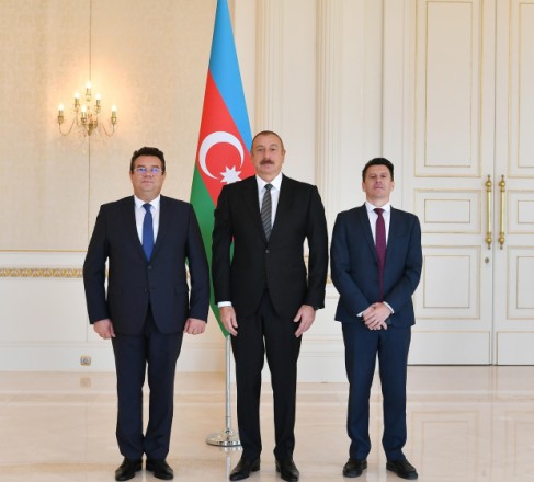 Prezident yeni səfirlərin etimadnamələrini qəbul etdi - YENİLƏNİB (FOTOLAR)