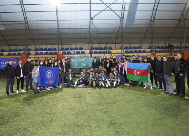 "Könüllü gömrükçü" dəstəsinin futbol komandası "Zəfər Liqası"nın qalibi oldu 