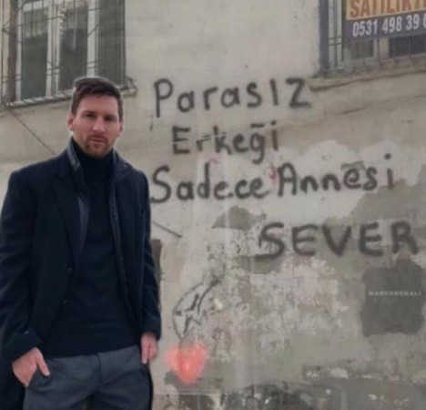 Messinin bu fotoları gülüş obyektinə çevrildi