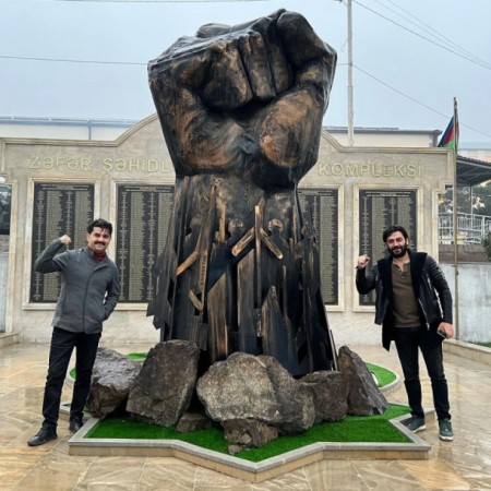 Türkiyəli aktyor bu dəfə Hadruta getdi - FOTO