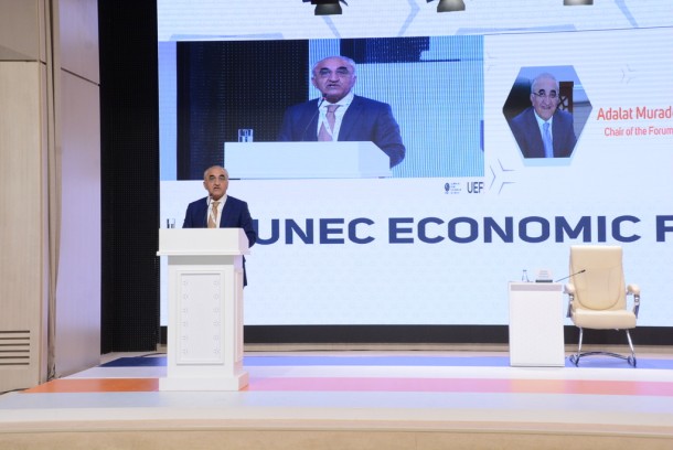 "UNEC İqtisadi Forumu 2021" öz işinə başlayıb - FOTOLAR