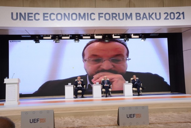 "UNEC İqtisadi Forumu 2021" öz işinə başlayıb - FOTOLAR