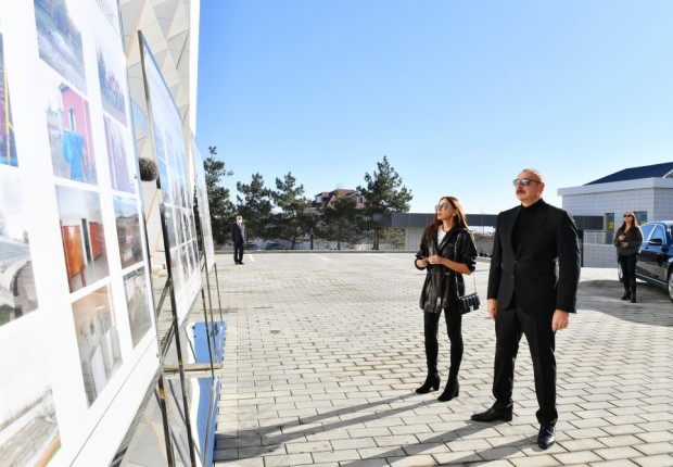 Prezident ailəsi ilə Quba Olimpiya İdman Kompleksində - FOTOLAR