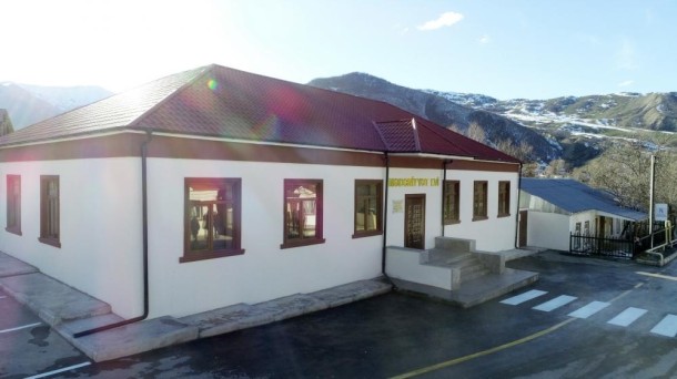 Qubanın Qonaqkənd qəsəbəsində yeni Mədəniyyət Evi inşa olunub - FOTOLAR
