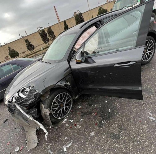 Aktrisa qəzaya düşdü - FOTO