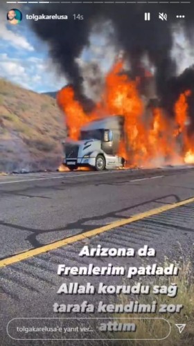 Aktyor düşdüyü qəzanın görüntülərini paylaşdı - FOTOLAR